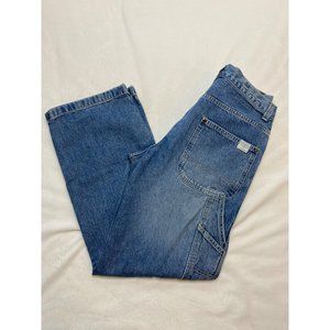 Vintage American Eagle Outfitters Jeans Mens Baggy Denim Carpenter 29x30 Y2K